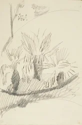 En los Jardines de Kew, 1913